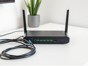 Broadband router and network cables